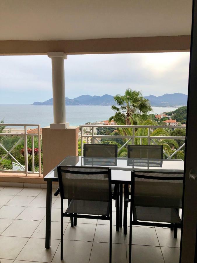 T2 superbe vue mer Cannes Eksteriør bilde